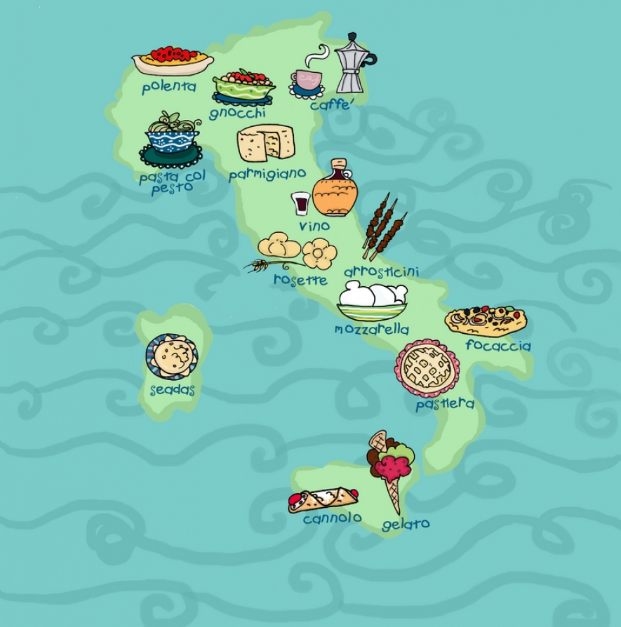 Craving Italian? Grab a Map as we explore Five of the Country&#039;s Culinary Regions.